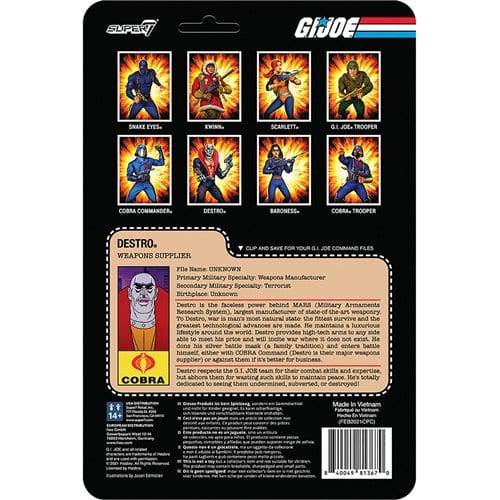 Super7 G.I. Joe 3 3/4-Inch ReAction Figure - Select Figure(s) - Image 44