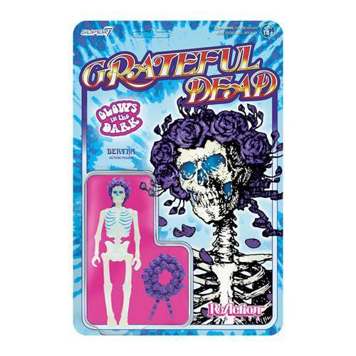 Super7 Grateful Dead Glow-in-the-Dark Bertha 3 3/4-Inch ReAction Figure - Image 4