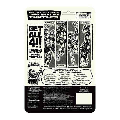 Super7 Teenage Mutant Ninja Turtles Mirage Variant 3.75-Inch ReAction Figure Set of 4 - Image 6