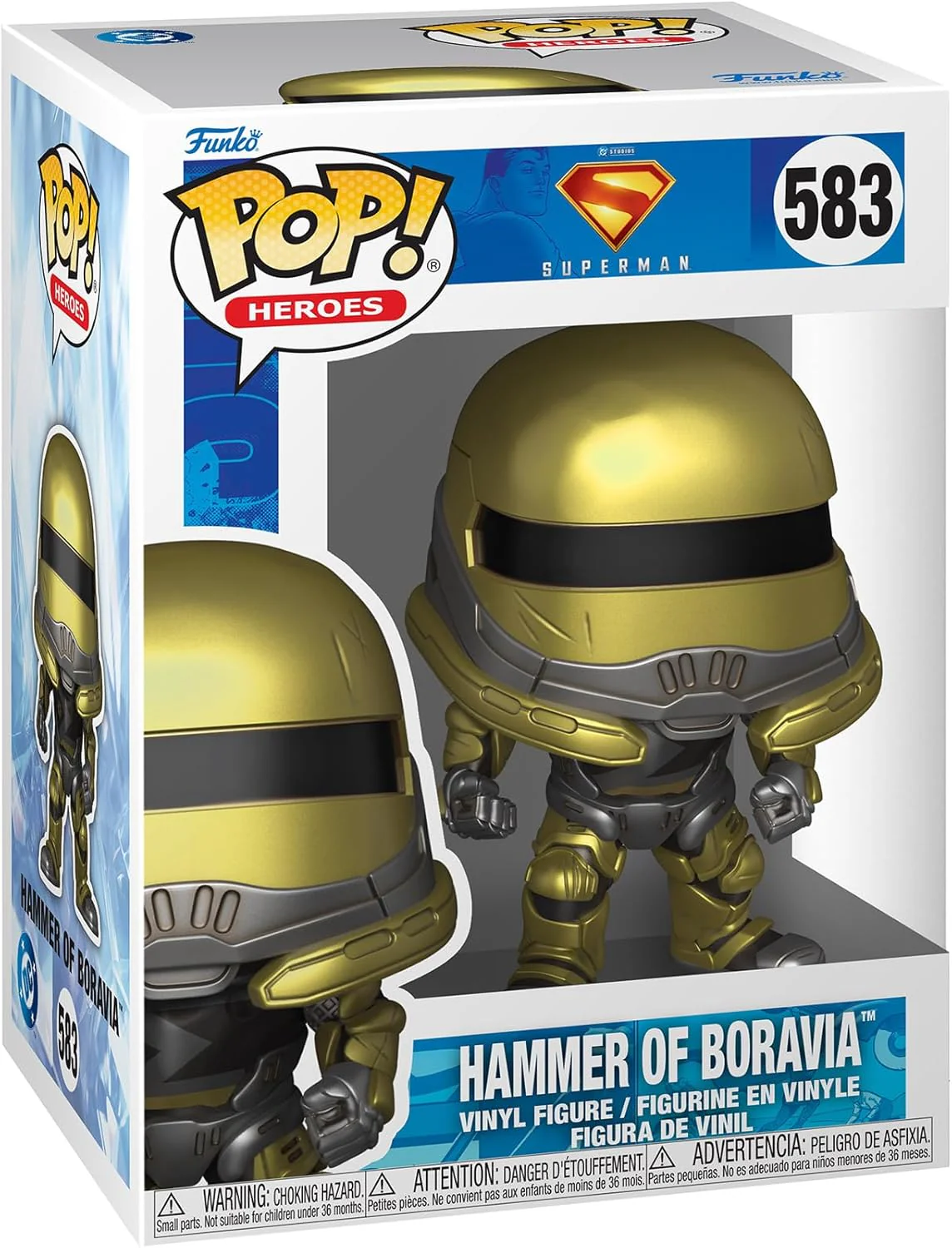 Superman (2025 Movie) Hammer of Boravia Funko Pop! Vinyl Figure #583 with Funko Protector - Image 3