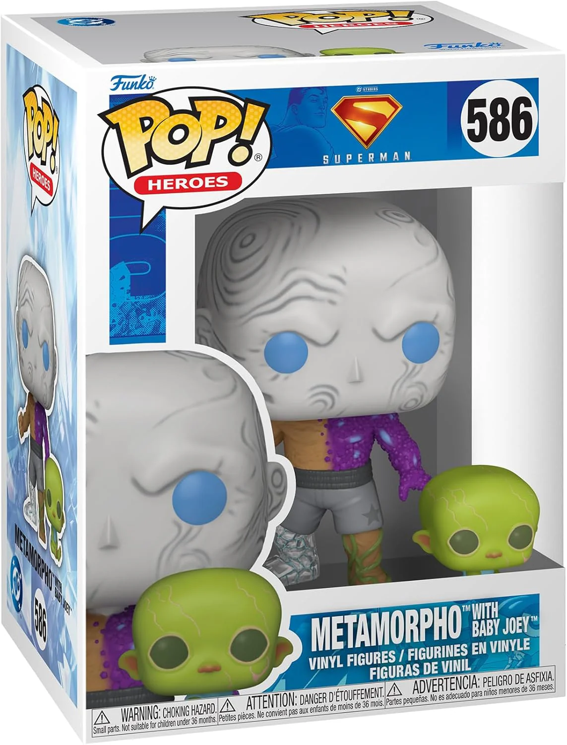 Superman (2025 Movie) Metamorpho with Baby Joey Funko Pop! Vinyl Figure and Buddy #586 with Funko Protector - Image 2