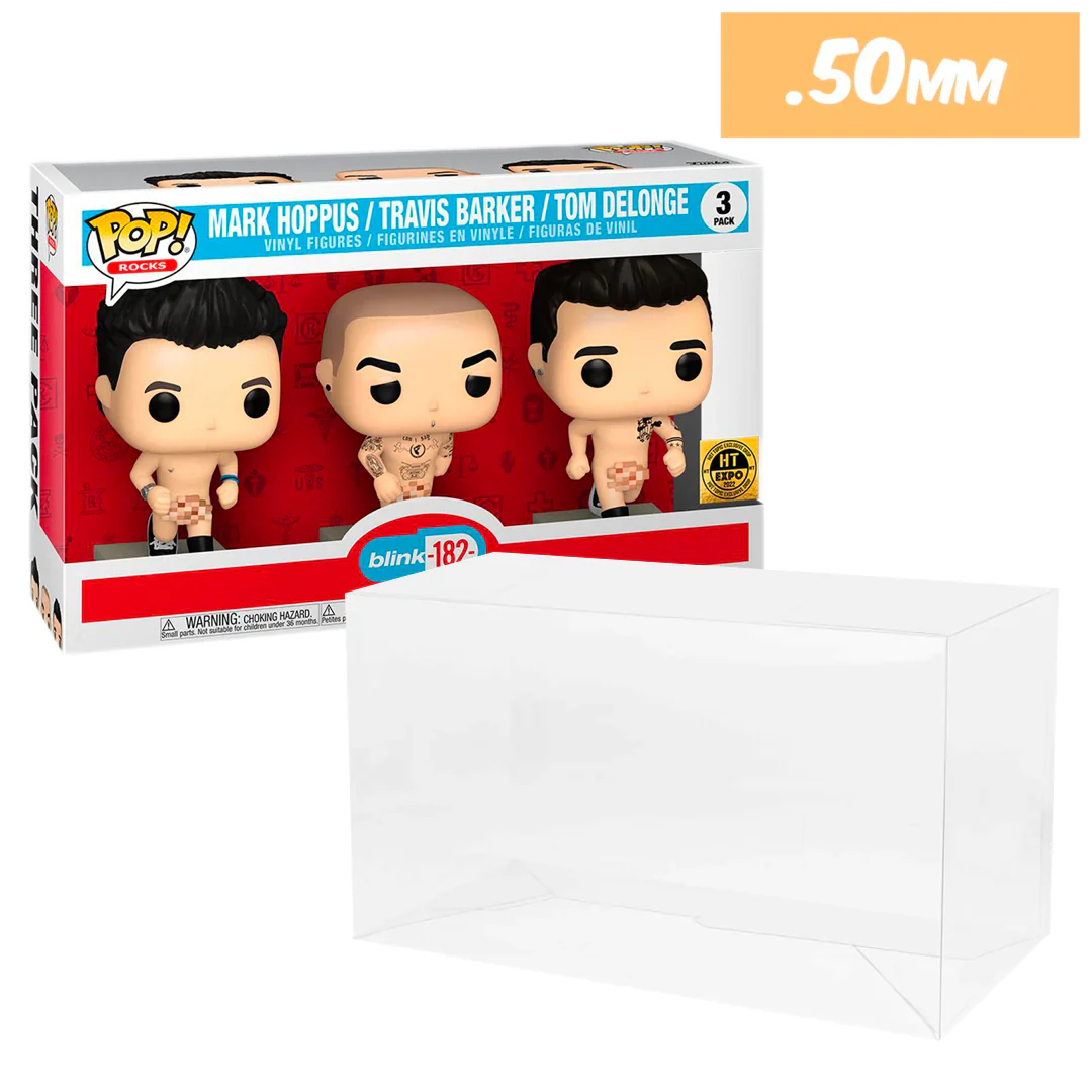 3 PACK SUPERMAN Pop Protectors for Funko (0.50mm thick) 6.25h x 10.25w x 3.5d - Image 8