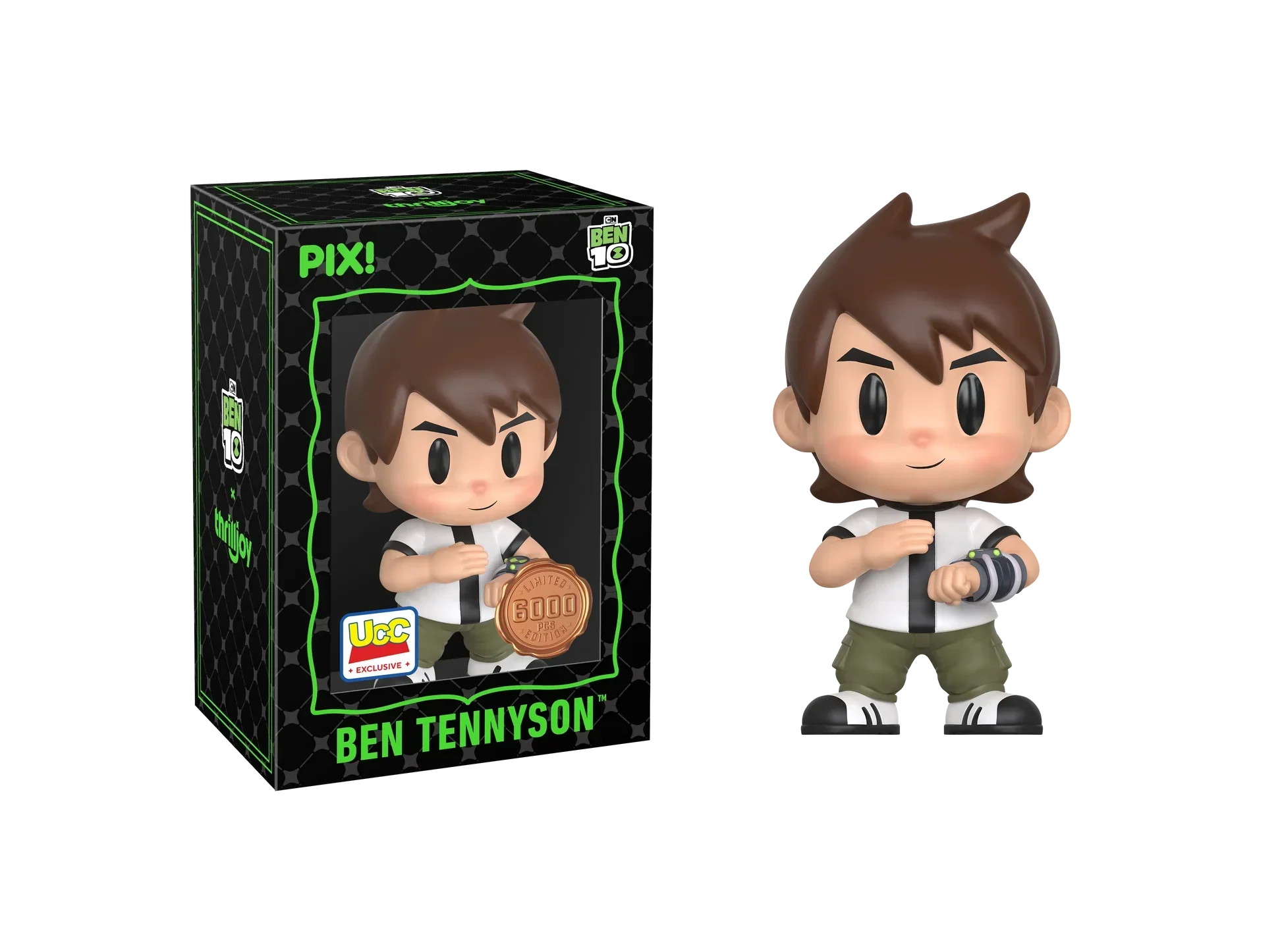 Thrilljoy PIX! - BEN 10 - Ben Tennyson LE6000 PIX Vinyl Figure (1 in 6 Chance at Chase) - Image 3
