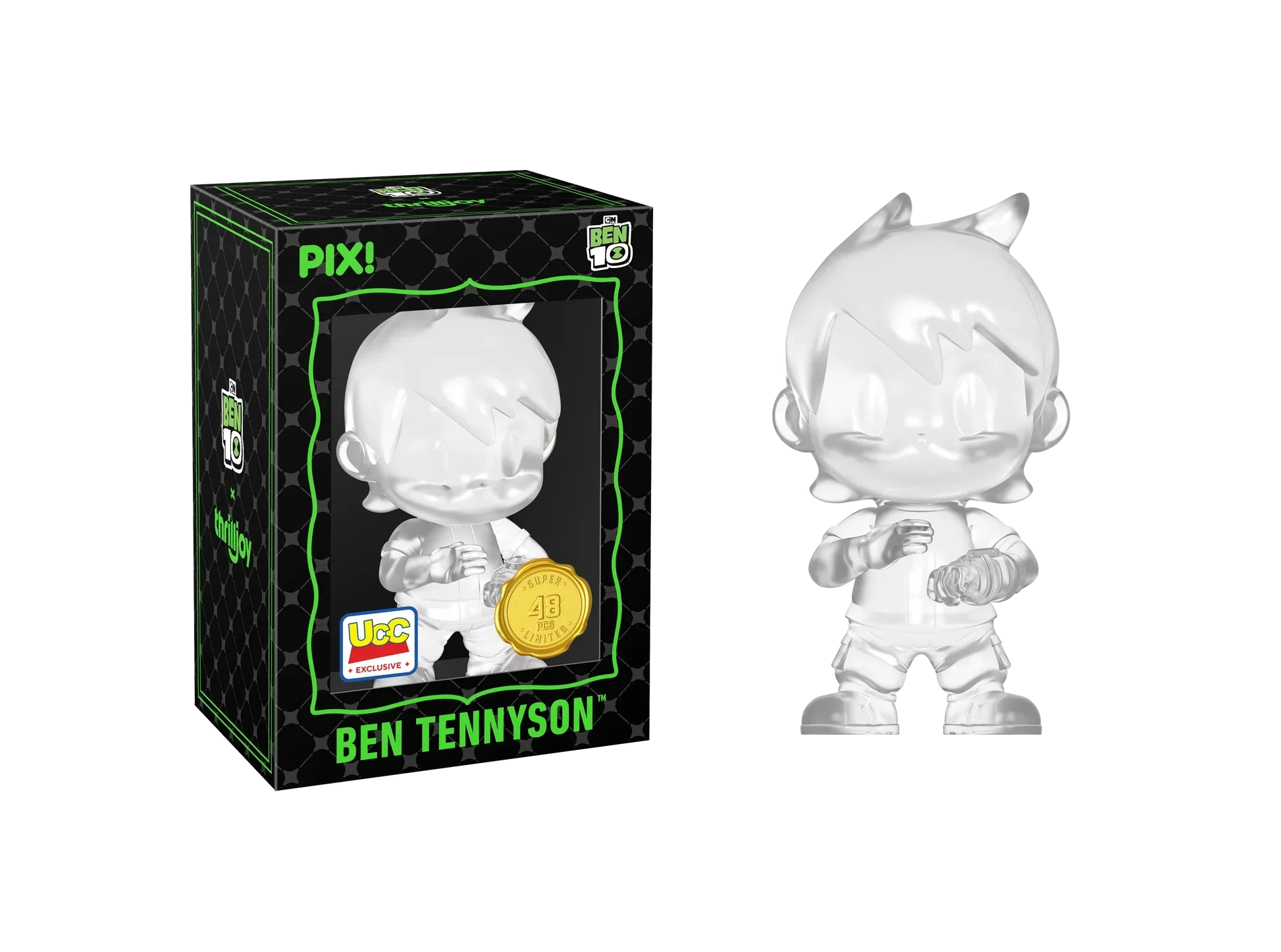 Thrilljoy PIX! - BEN 10 - Ben Tennyson LE6000 PIX Vinyl Figure (1 in 6 Chance at Chase) - Image 7