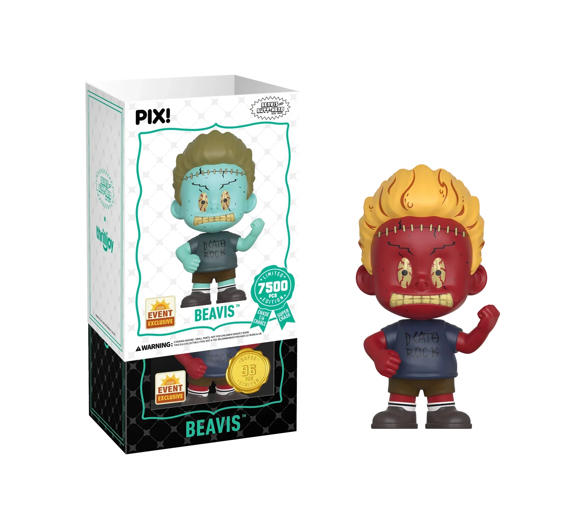 Thrilljoy PIX! - MTV's Beavis and Butt-Head - Beavis LE7500 PIX Vinyl Figure (1 in 6 Chance at Chase) - Image 6
