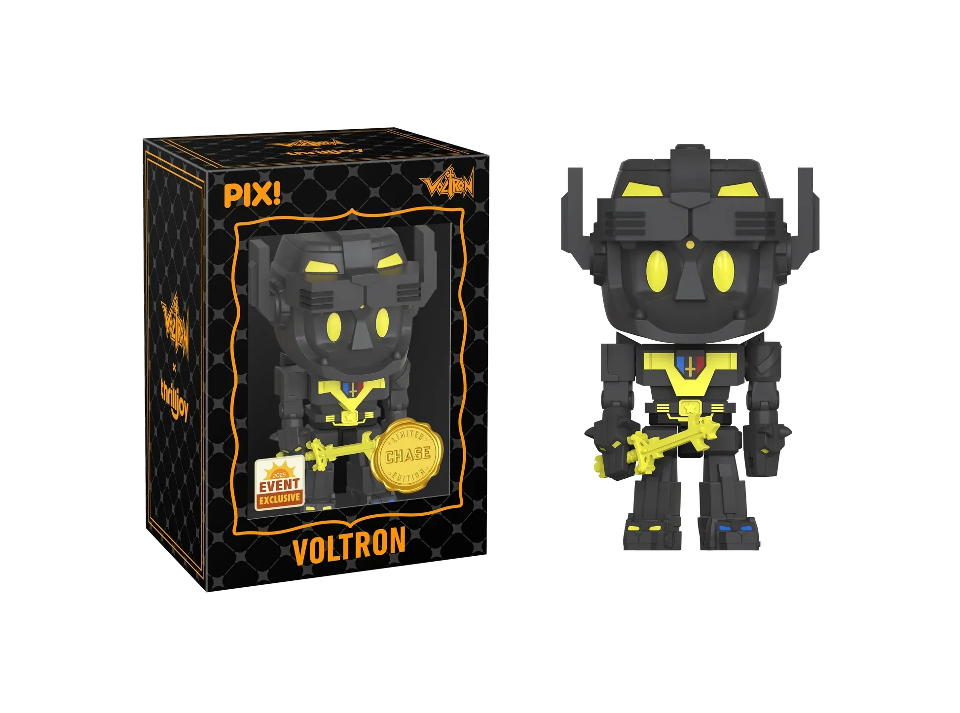 Thrilljoy PIX! - Voltron Defender of the Universe - Voltron LE6000 PIX Vinyl Figure (1 in 6 Chance at Chase) - Image 7