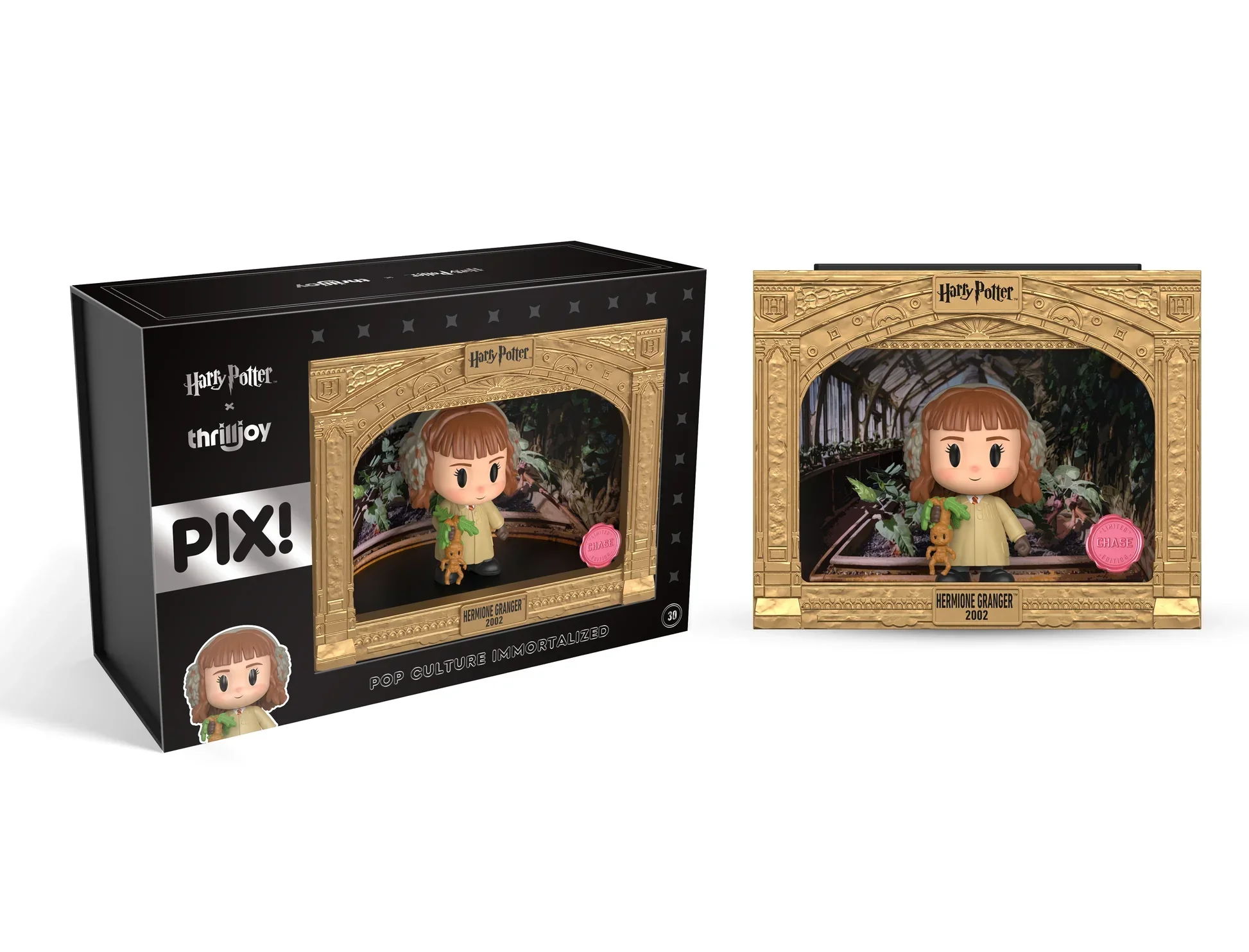 Thrilljoy PIX! PANORAMIX - Harry Potter and the Wizarding World - Hermione Granger LE3000 PIX Classic Vinyl Figure (1 in 6 Chance at Chase) - Image 4