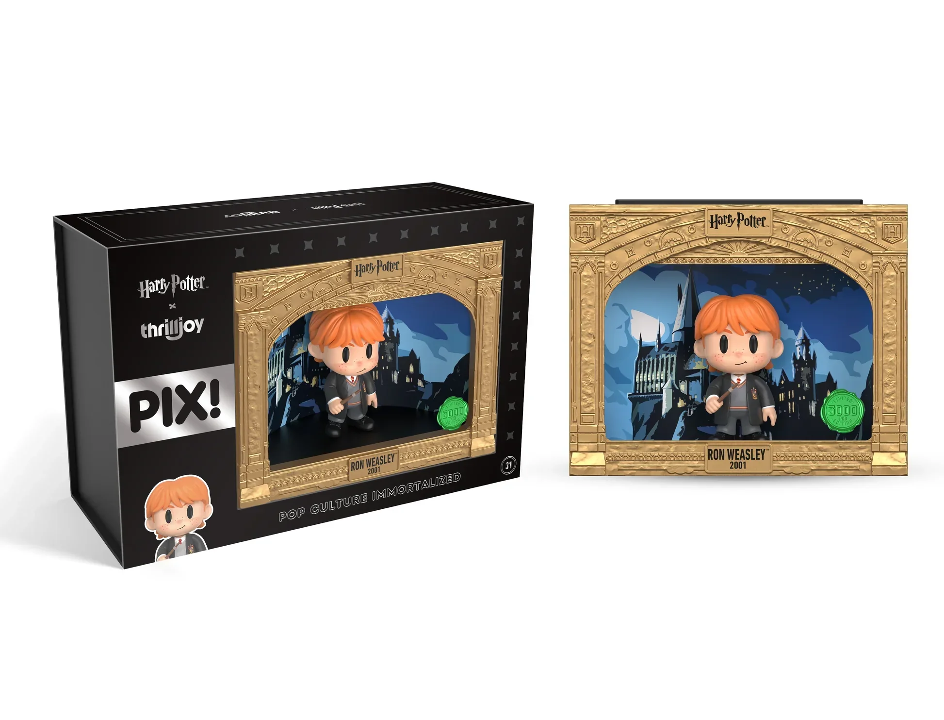 Thrilljoy PIX! PANORAMIX - Harry Potter and the Wizarding World - Ron Weasley LE3000 PIX Classic Vinyl Figure (1 in 6 Chance at Chase) - Image 2