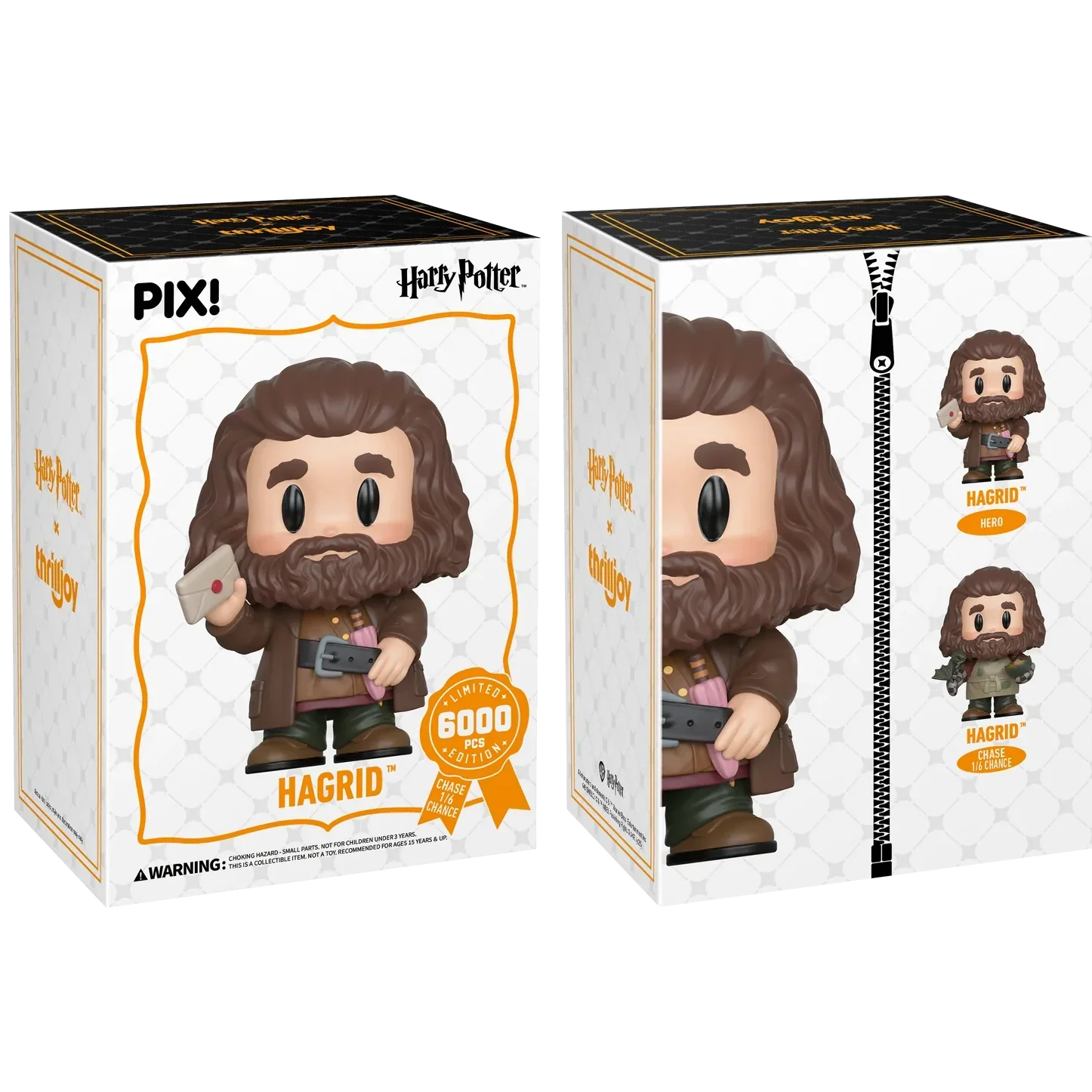 Thrilljoy PIX! - Harry Potter and The Wizarding World - Rubeus Hagrid LE6000 PIX Vinyl Figure (1 in 6 Chance at Chase)