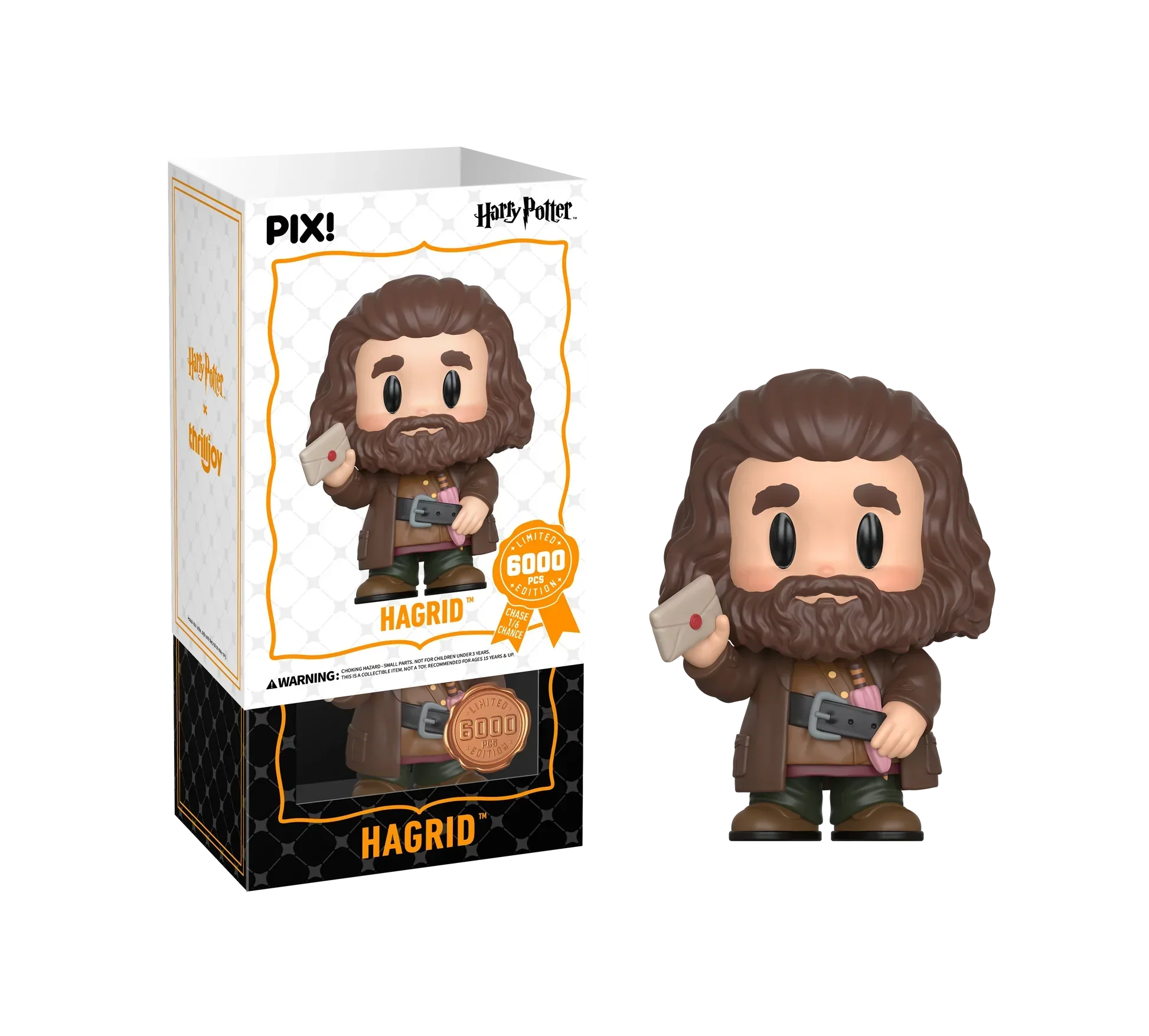 Thrilljoy PIX! - Harry Potter and The Wizarding World - Rubeus Hagrid LE6000 PIX Vinyl Figure (1 in 6 Chance at Chase) - Image 2