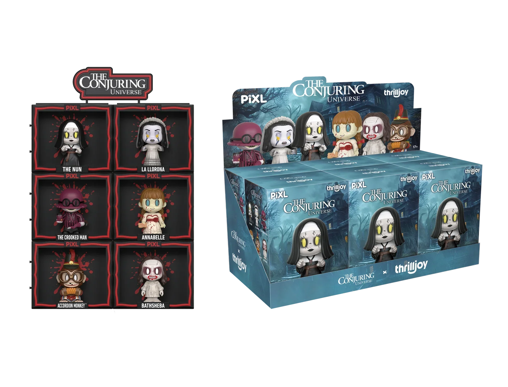 Thrilljoy PIXL - The Conjuring Universe PIXL Blind Box Vinyl (Chance at 1 of 300 hyper-rare “chase” pieces will be redeemable for a special 12” MEGA PIX!) - Image 2
