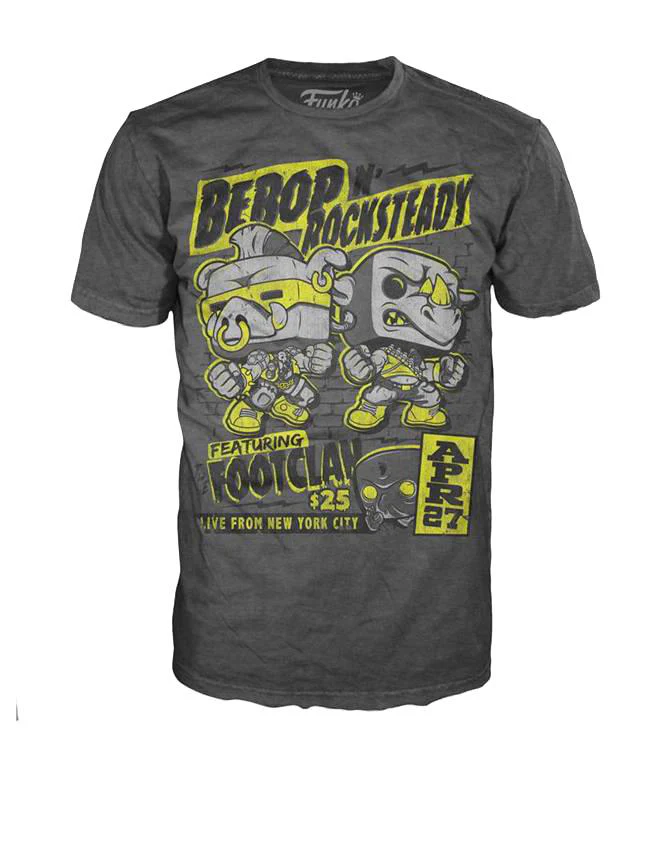 Funko Pop TMNT Bebop and Rocksteady T-Shirt SIZE L