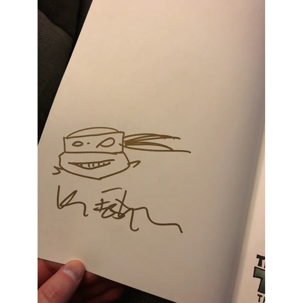 TMNT Compendium Comics 1-7 SIGNED by Kevin Eastman - Image 3