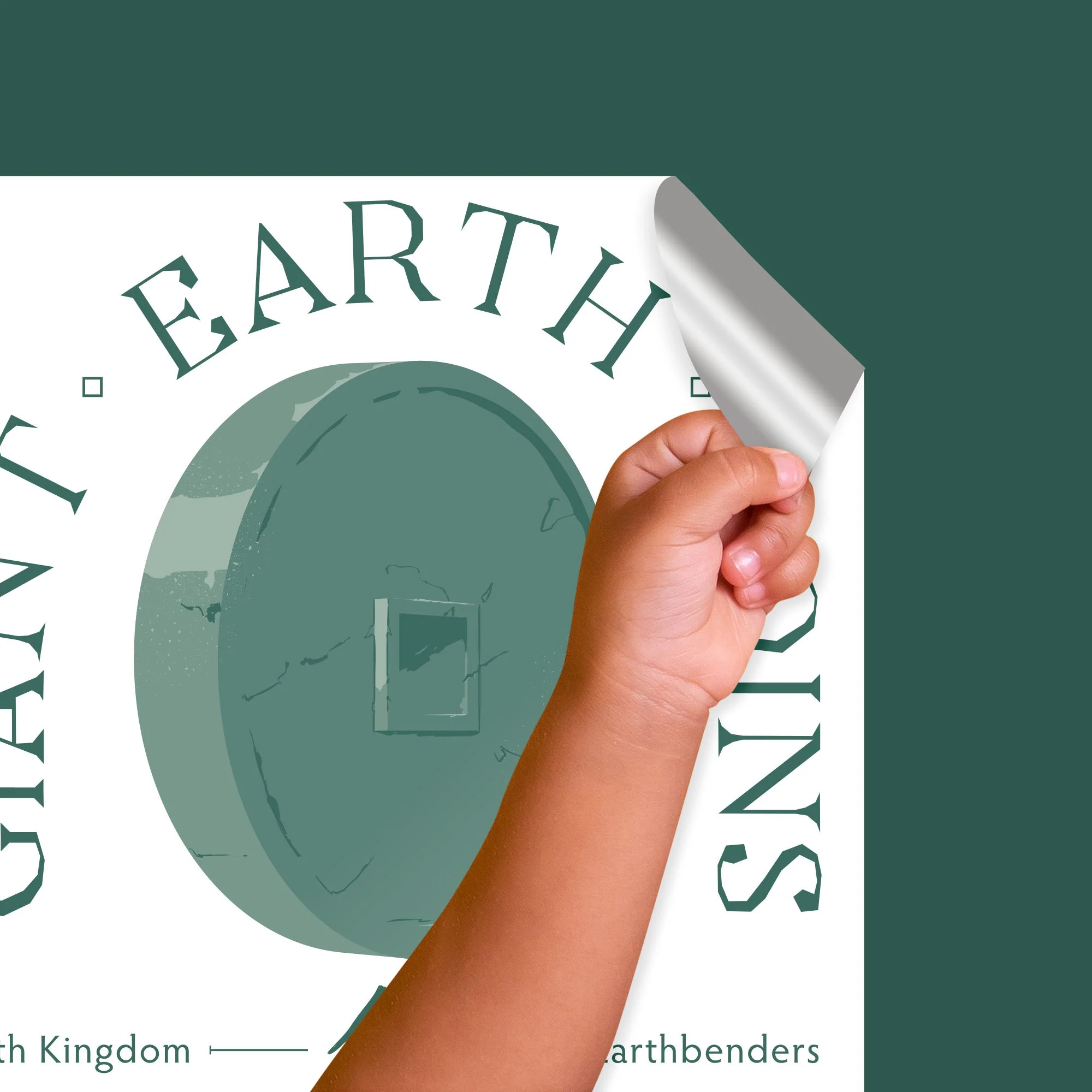 Toph - Avatar The Last Airbender - RealBig Collection - Official Nickelodeon - Reusable Vinyl Wall Decals - Image 4