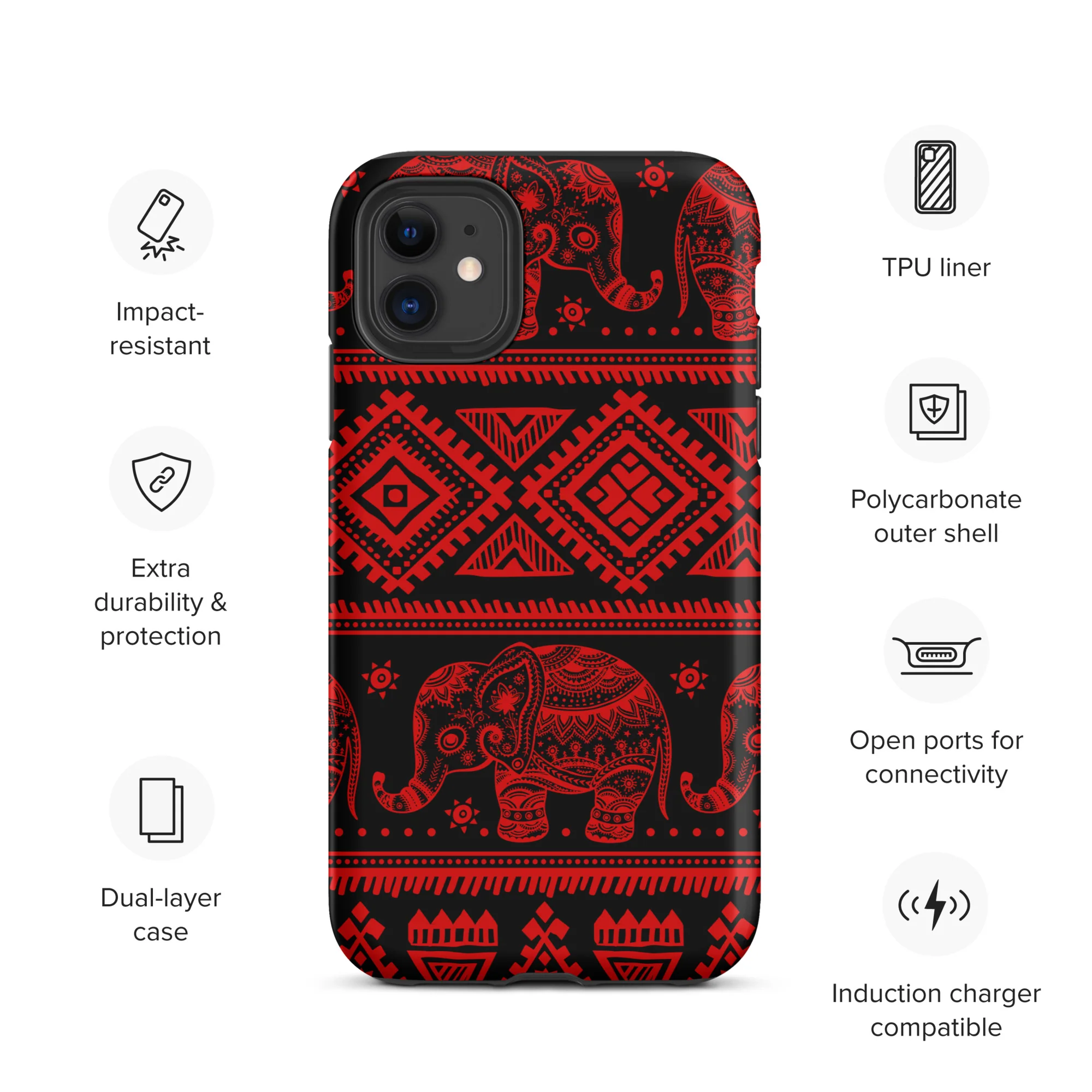 Tourist in Thailand - Tough Case for iPhone® - Image 2