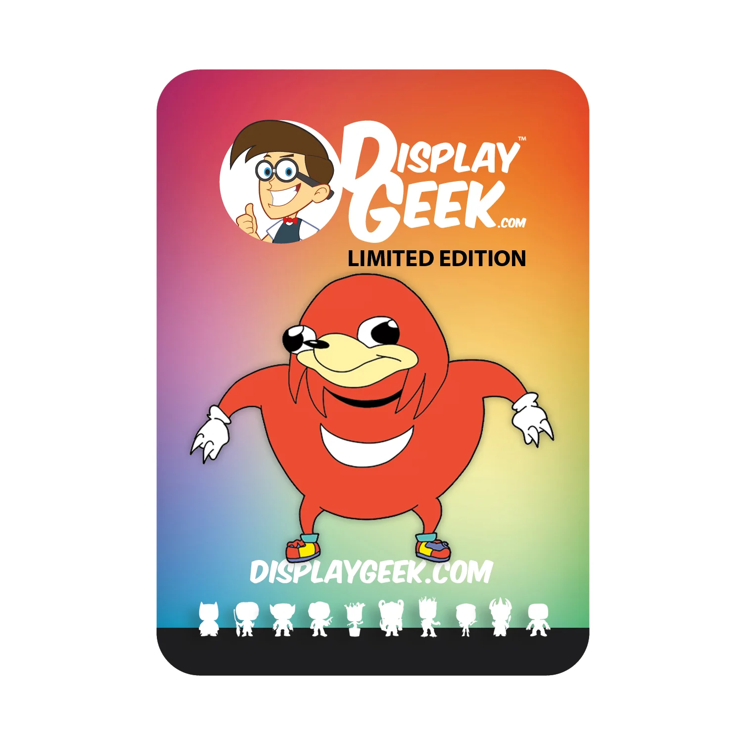 Uganda Knuckles Meme Collectible Soft Enamel Pin