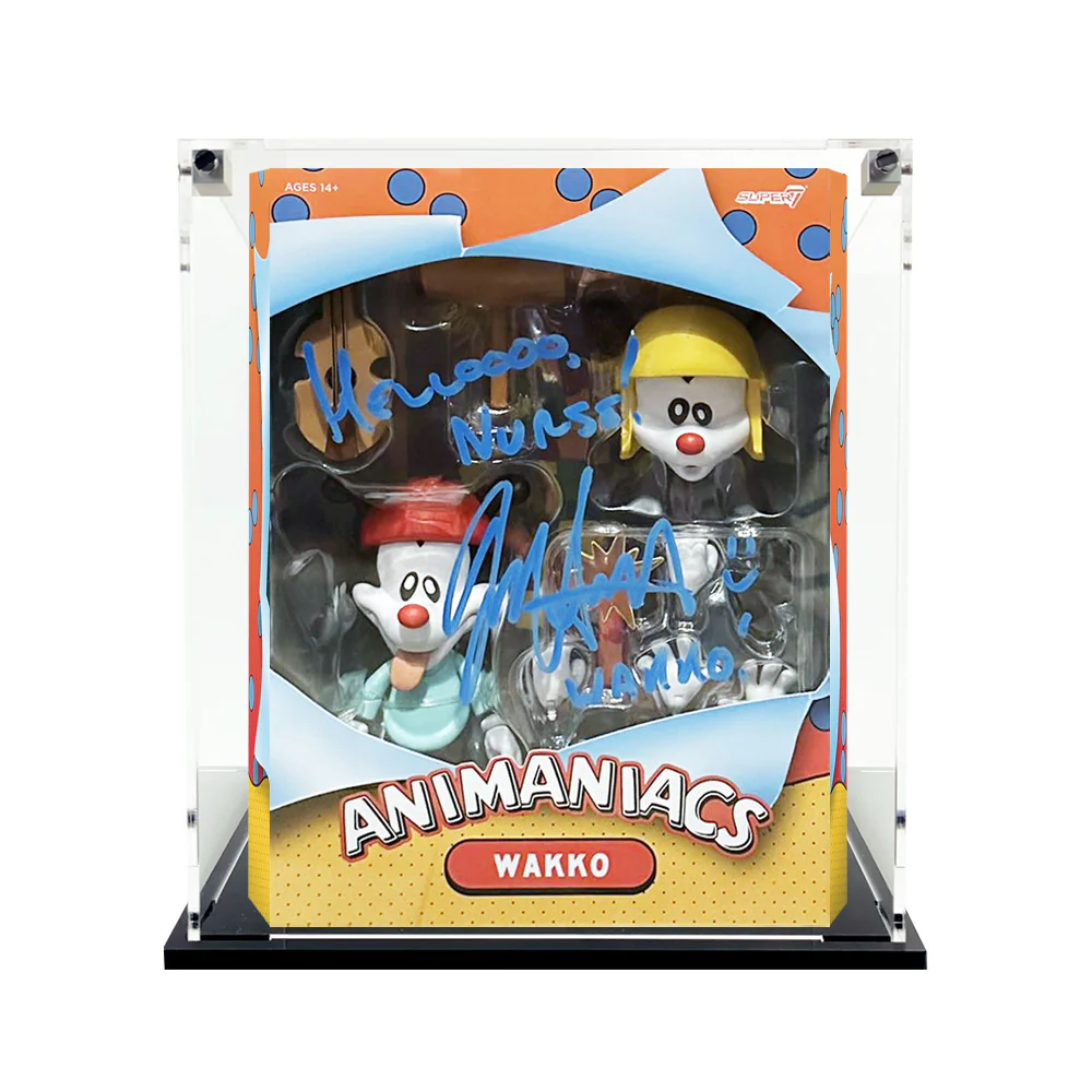 Custom Acrylic Display Case for ULTIMATES ANIMANIACS Super7 Action Figure Boxes (3mm thick, UV Resistant) Fits 9.5h x 8.375w x 4.75d