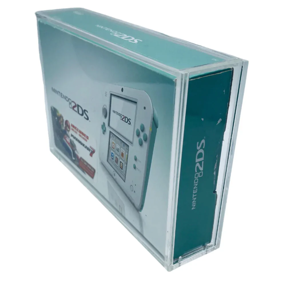 Acrylic Hard Case for NINTENDO 2DS Video Game Console Box (4mm thick, UV & Slide Bottom) - Image 2