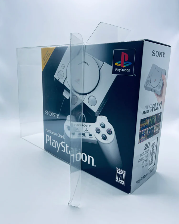 Plastic Protector for PLAYSTATION Video Game Console Box (0.50mm thick, UV & Scratch Resistant) 8.75h x 8.75w x 3.5d - Image 5