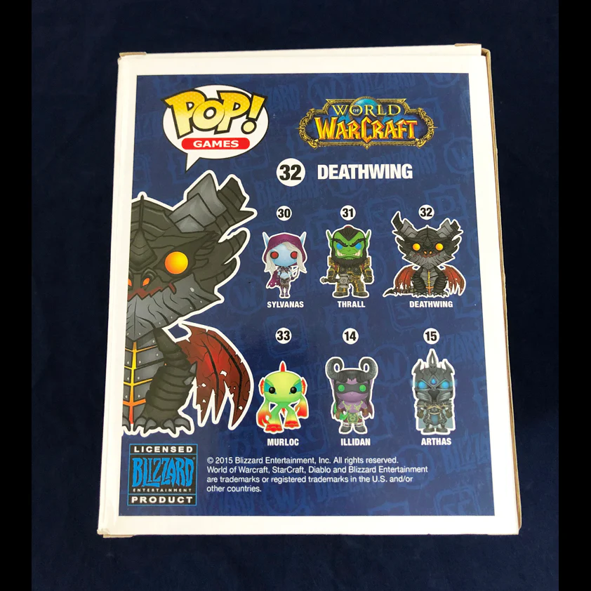 Funko Pop Warcraft 6 inch Deathwing Gold Simply Toys Singapore - Image 2