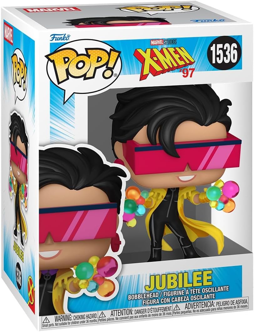 X-Men '97 Jubilee Funko Pop! Vinyl Figure #1536 with Funko Protector - Image 2