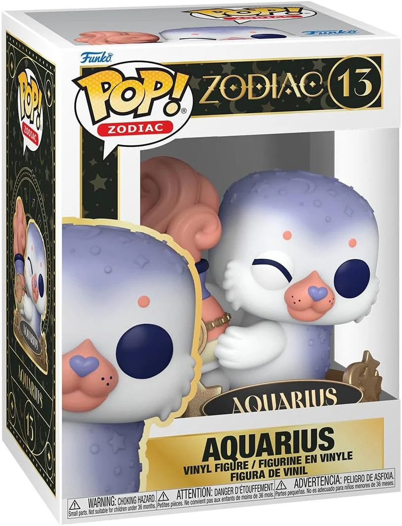 Zodiac Aquarius Funko Pop! Vinyl Figure #13 with Funko Protector - Image 2