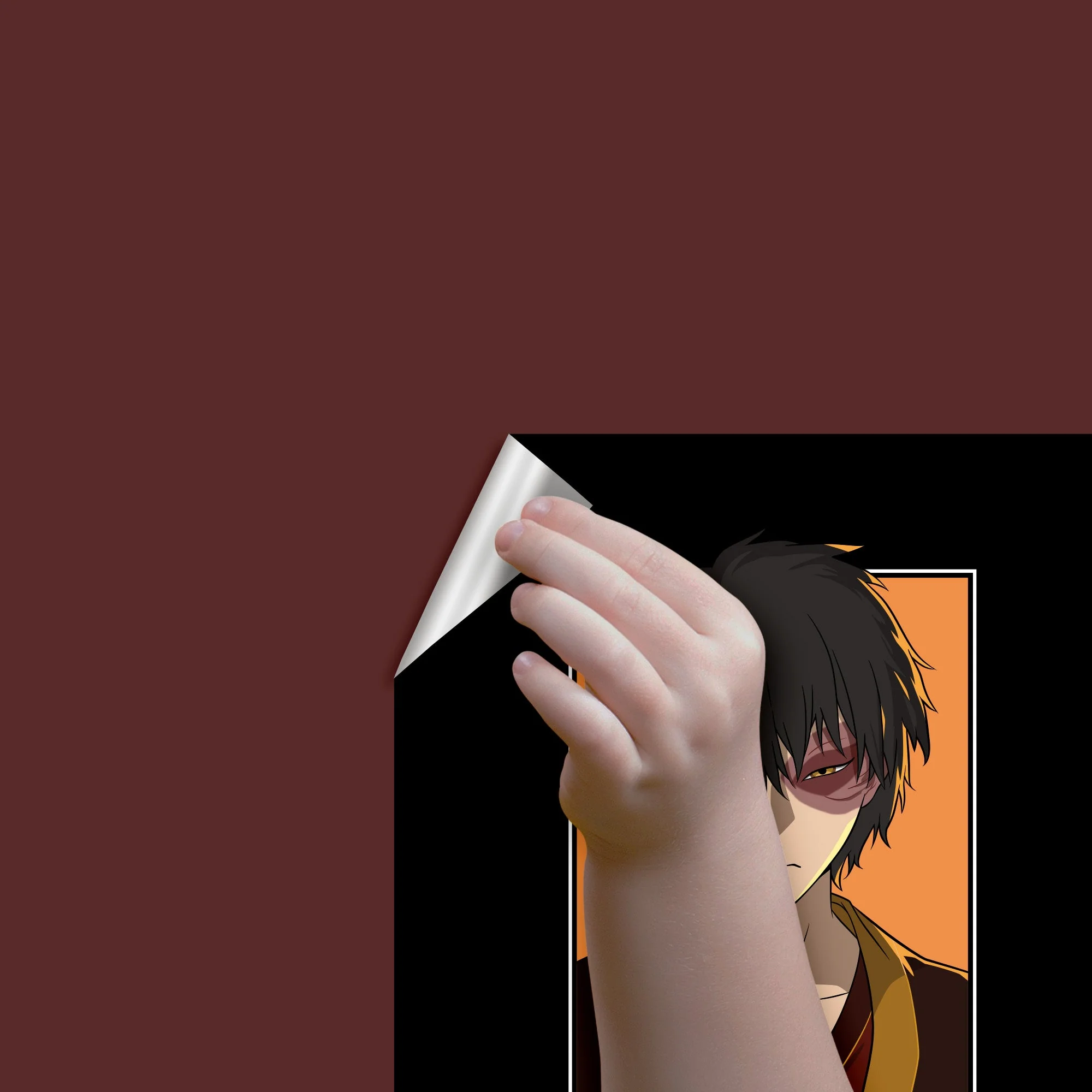 Zuko - Avatar The Last Airbender - RealBig Collection - Official Nickelodeon - Reusable Vinyl Wall Decals - Image 4