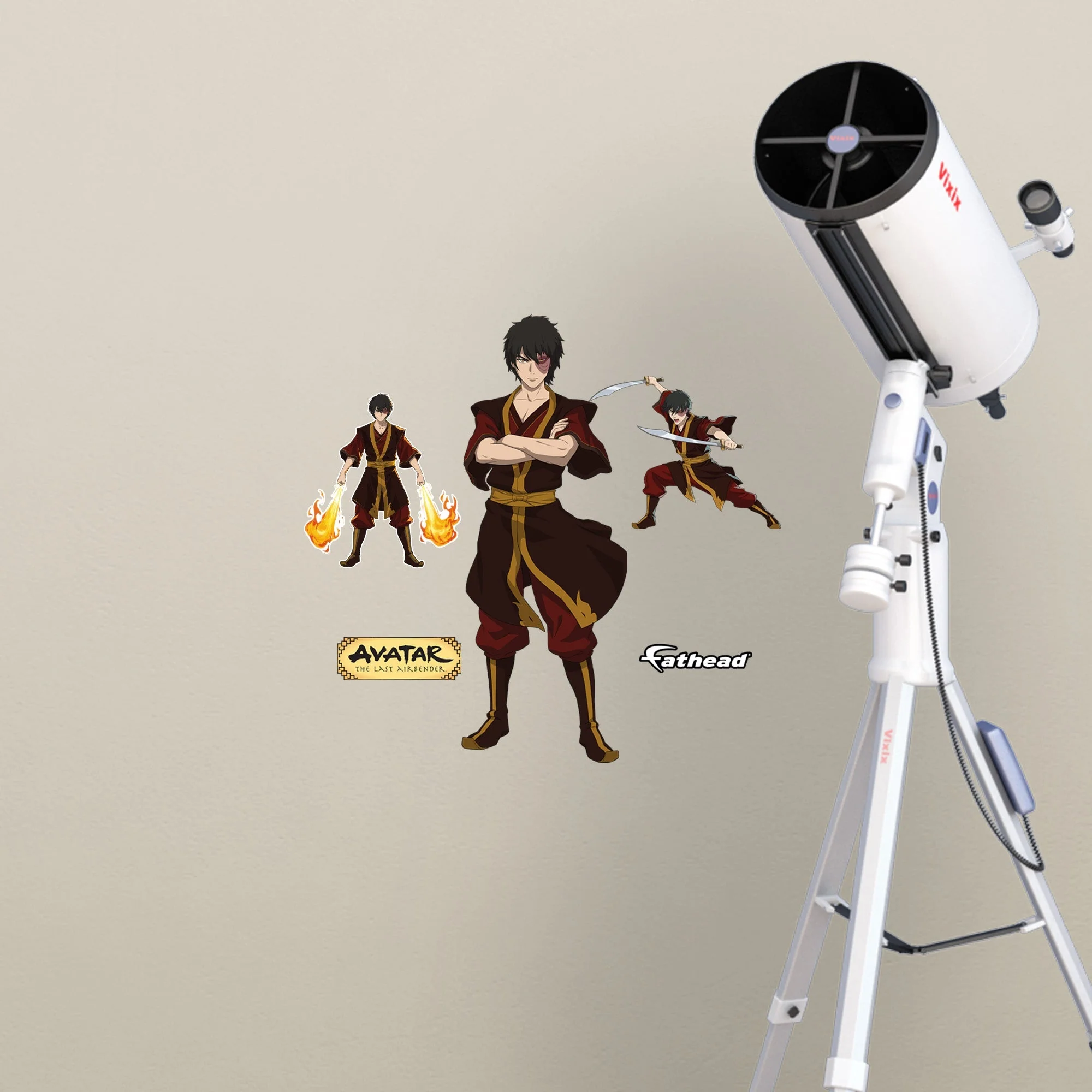 Zuko - Avatar The Last Airbender - RealBig Collection - Official Nickelodeon - Reusable Vinyl Wall Decals - Image 7